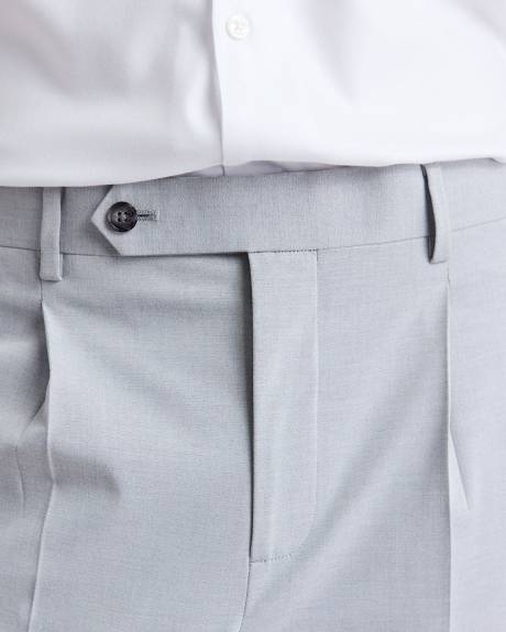 Pantalon de Complet Gris P&acirc;le &agrave; Coupe D&eacute;contract&eacute;e