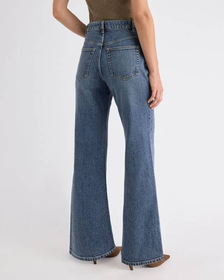 Long High-Rise Wide-Leg Jeans