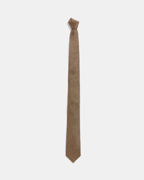 Regular Solid Burnt-Orange Tie