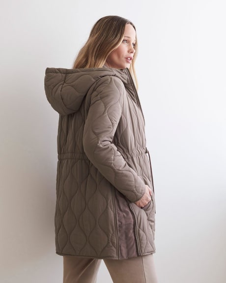 Quilted Transition Parka - Thyme Maternity