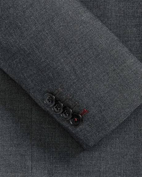 Regular Fit Essential Dark Grey Blazer