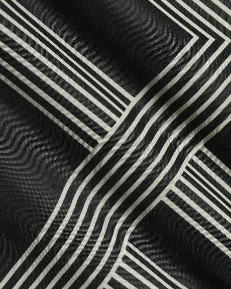 Pantalon Fluide &agrave; Jambe Large et Taille Haute