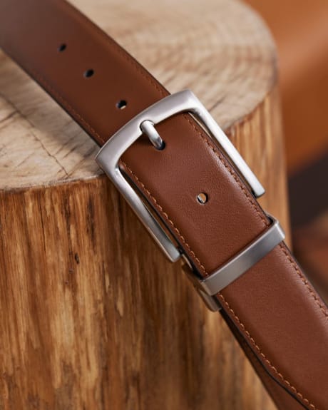 Reversible Belt with Classic Buckle