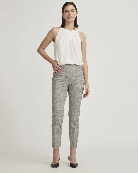 Silky Crepe Crew-Neck Cami