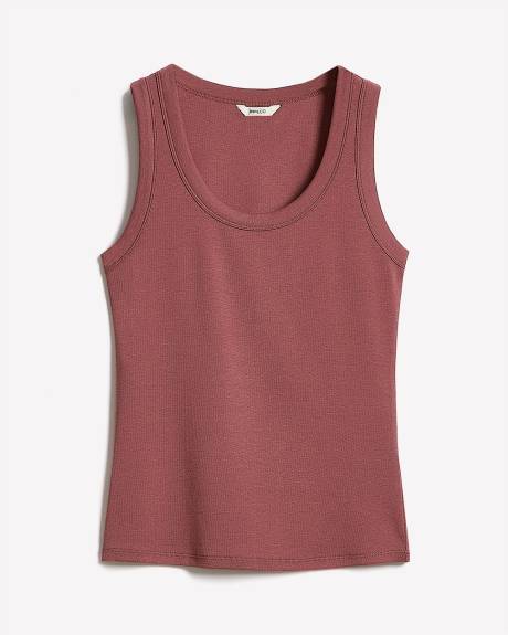 Camisole à Encolure Dégagée et Bretelles Larges