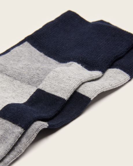 Colour block Rectangle socks