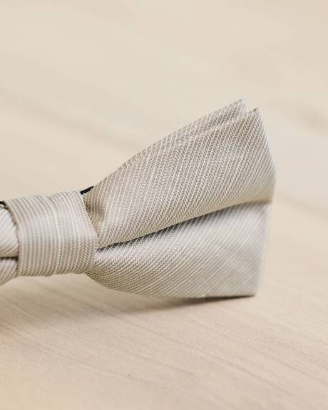 Linen-Blend Bow Tie