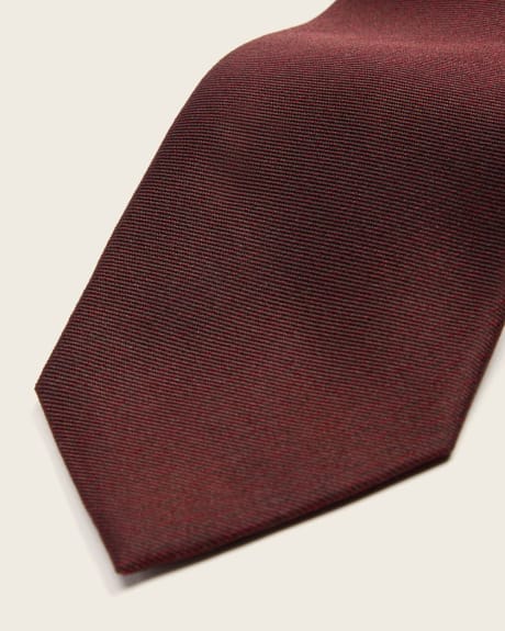 Wide Dark Red Tie