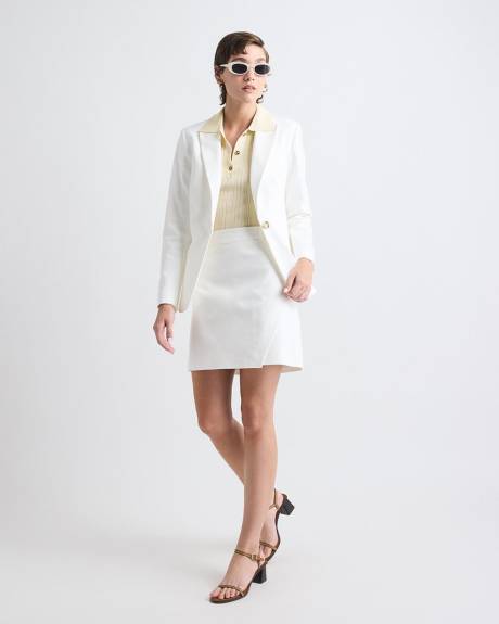 Limitless A-Line Mini Skirt with Wrap Detail