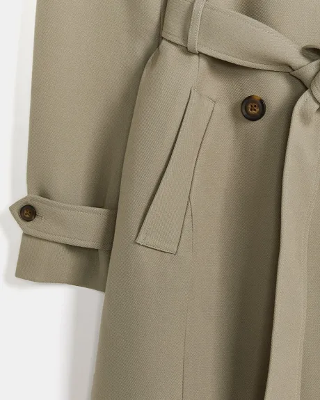 Trench-Coat à Boutonnage Double