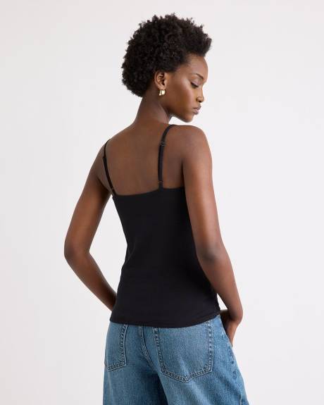 Camisole à Col Dégagé en Coton