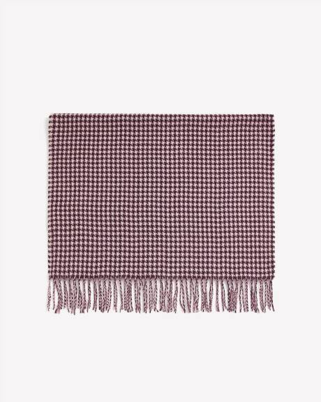 Houndstooth Boyfriend Scarf