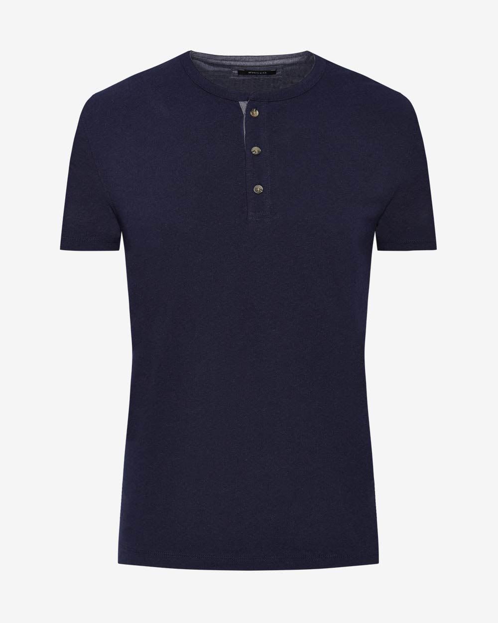 Linen-blend Henley T-shirt | RW&CO.
