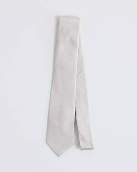 Cravate Unie au Fini Scintillant