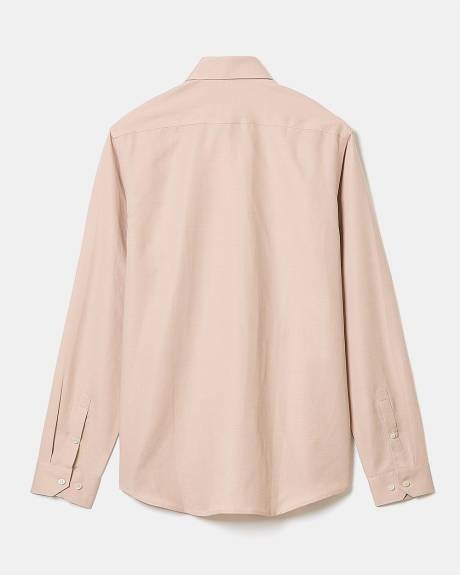 Tailored-Fit Linen Dress Shirt