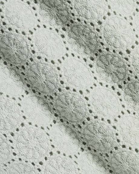 Short &agrave; D&eacute;tails Brod&eacute;s &agrave; Taille &Eacute;lastique