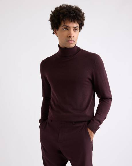 Merino Wool Turtleneck Sweater