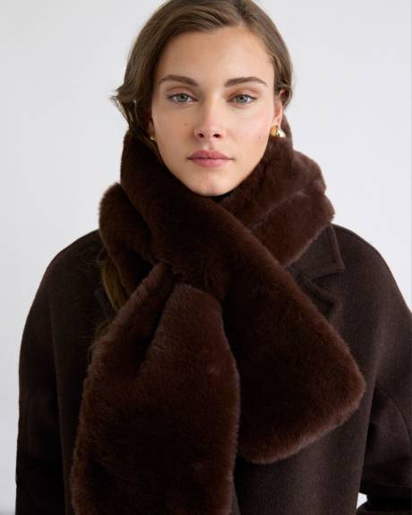 Faux Fur Wrap Scarf