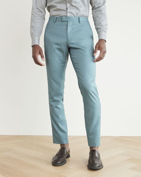 Slim-Fit Blue Suit Pant