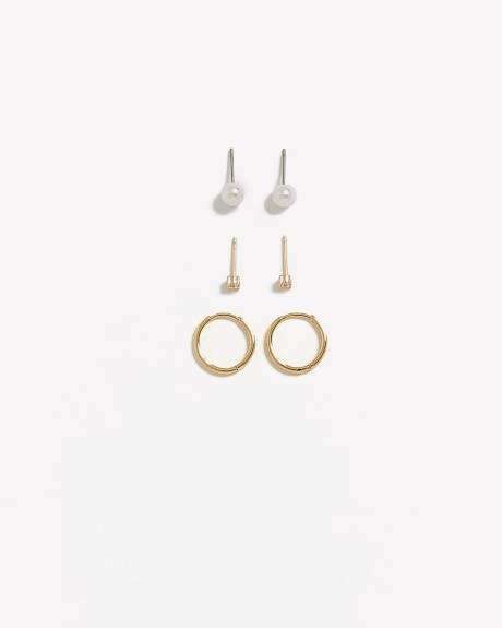 Essential Earrings - 3 Pairs