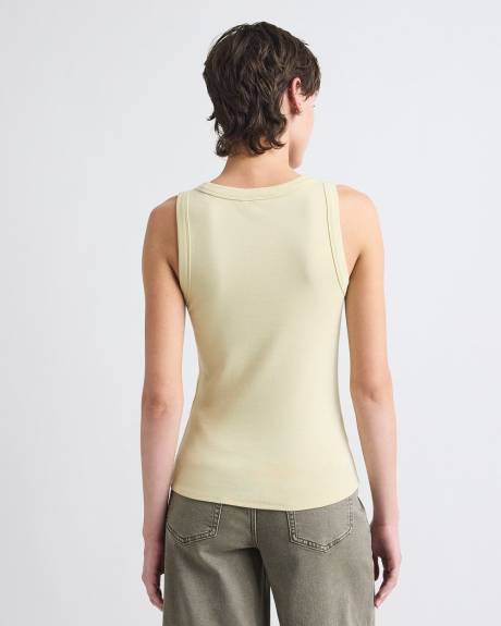 Scoop-Neck Cami with Wide Straps