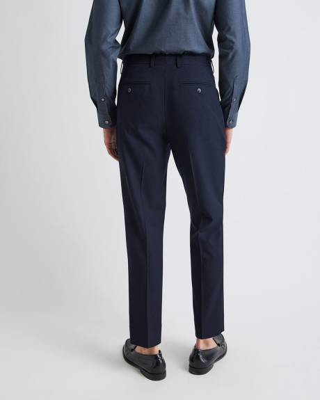 Pantalon de Complet Marine &agrave; Jambe Fusel&eacute;e