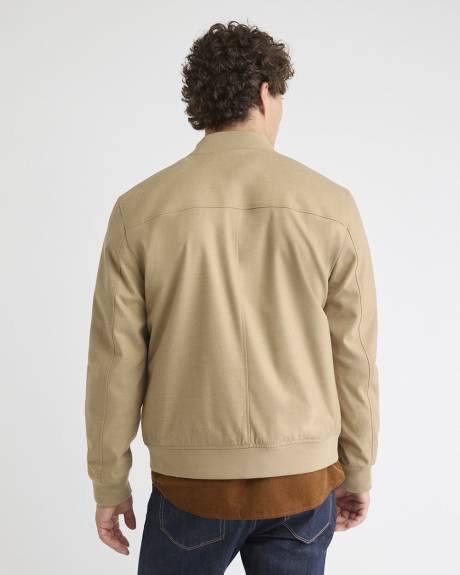 Brushed Twill Bomber Jacket