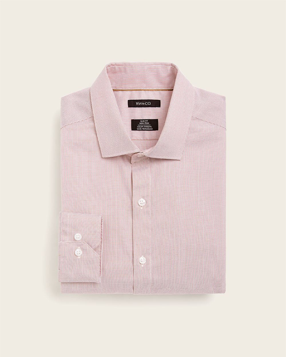 Slim fit pink dress shirt - Tall | RW☀CO.
