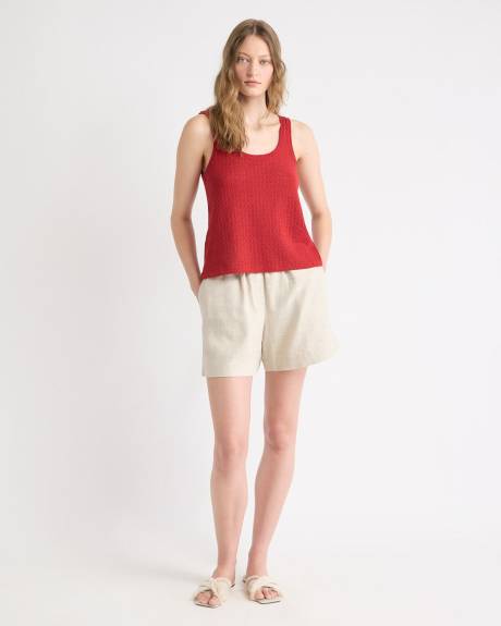 Loose Crochet Tank Top