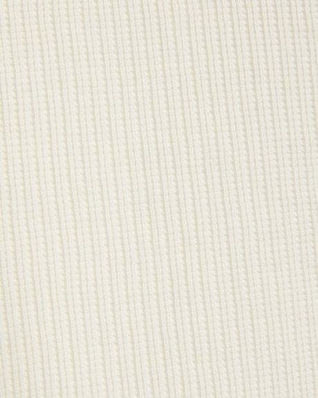 Polo Côtelé à Manches Courtes