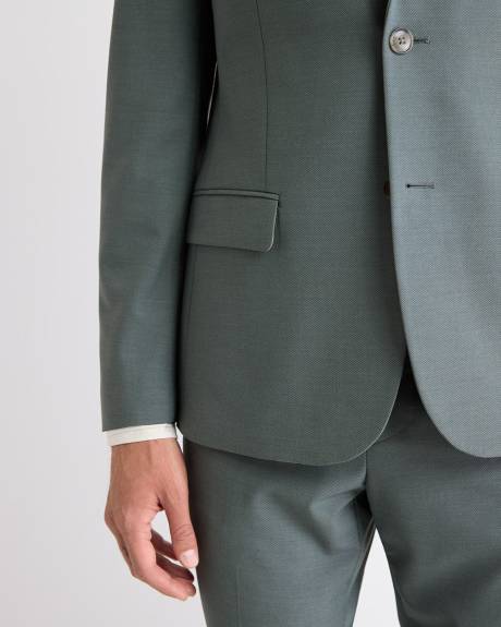 Slim-Fit Agave Suit Blazer
