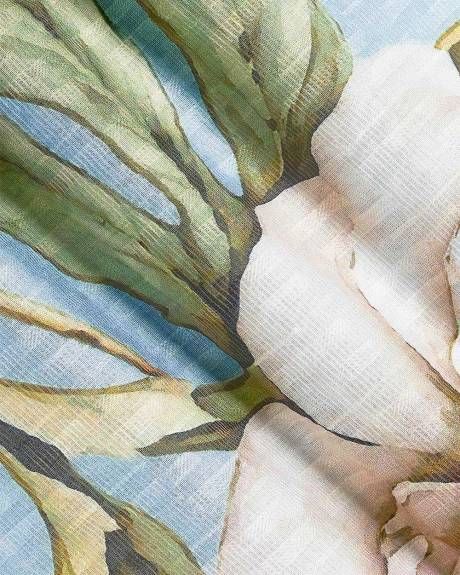 Robe Mini &agrave; Manches Courtes Bouffantes et Col Rond