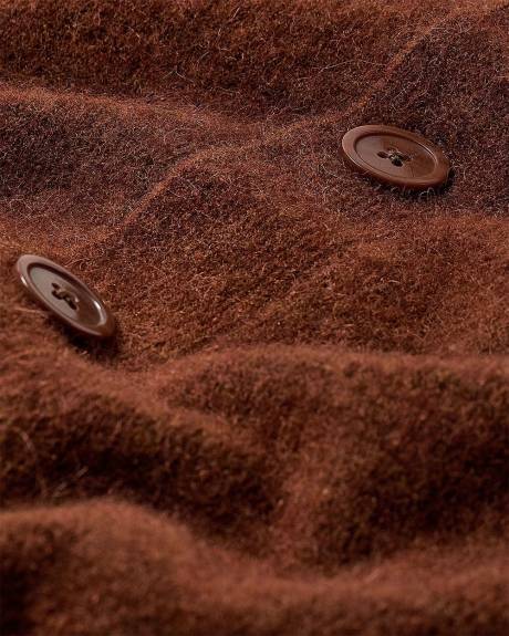 Alpaca-Blend Grandpa Cardigan