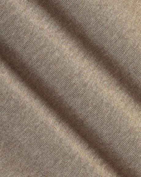 Robe Midi Sans Manches à Col Rond