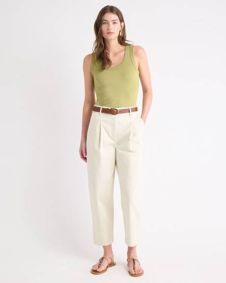 Scoop-Neck Cami with Wide Straps