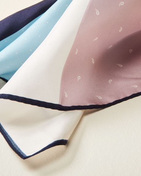 Multi pattern Pocket Square