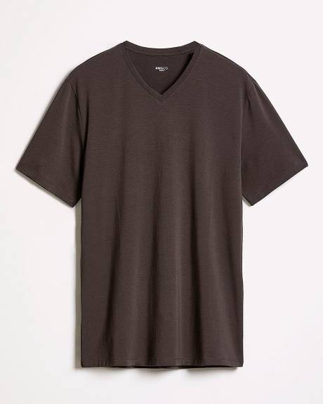 Solid Supima (R) Cotton V-Neck T-Shirt