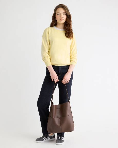 Pull à Manches Longues et Col Rond