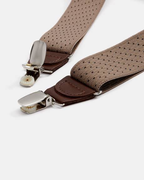 Elastic Suspenders with Micro Dots
