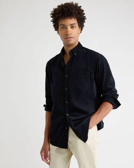 Regular-Fit Corduroy Shirt