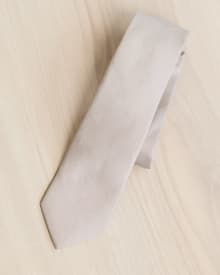 Linen-Blend Regular Tie