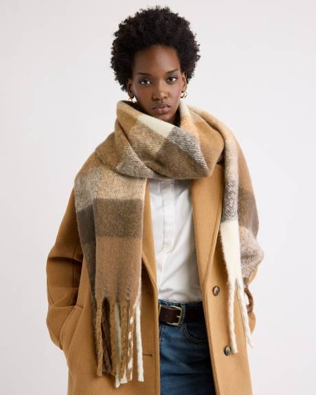 Plaid Chunky Scarf