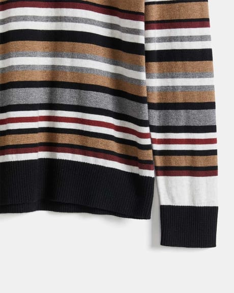Striped Crew Neck Sweater