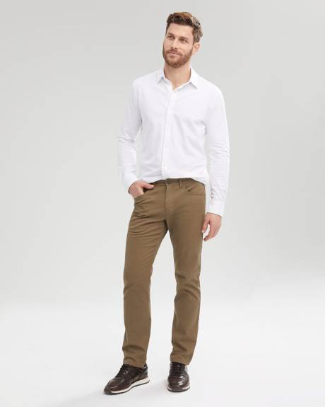 Pantalon Extensible &agrave; 5 Poches Coupe Droite - 30''