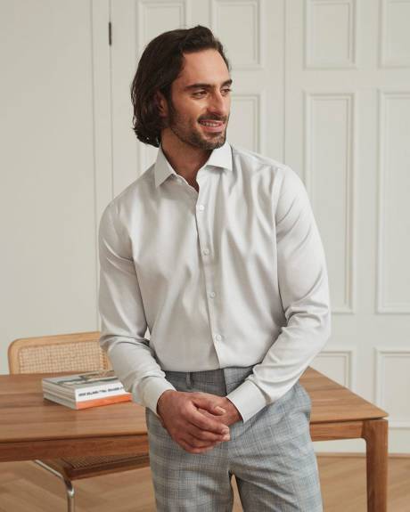 Tailored Fit 2 Tone Dobby Shirt