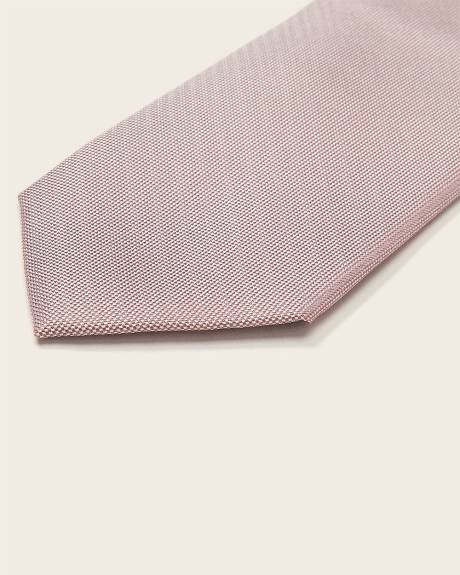 Regular Solid Light Pink Tie