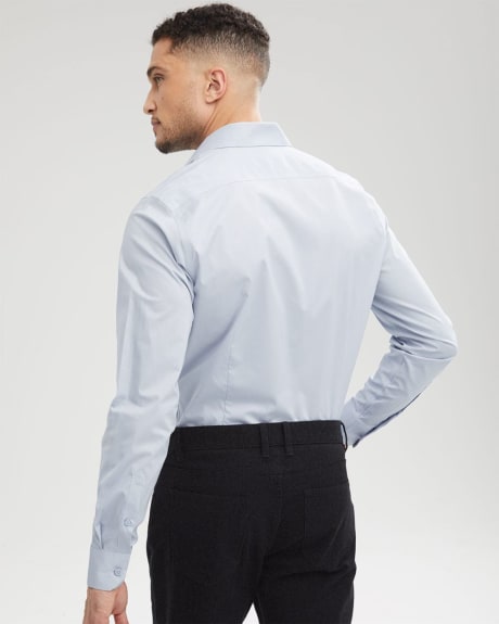 Slim Fit Coolmax (R) Solid Dress Shirt