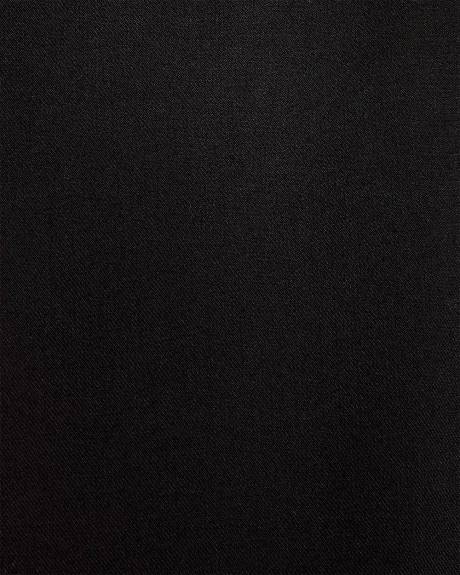 Black Tailored-Fit Essential Pant