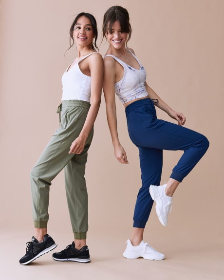Athleisure Jogger Pants with Zipped Pockets - 28.5"