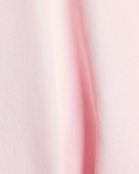 Blouse Boutonnée en Popeline à Manches Longues